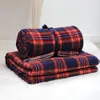 Filtar julkast filt sammet flanell mjuk plysch soffa bäddsoffa säng skotska rutnät vinter varm ull pläd 231030