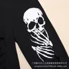 Calças femininas Halloween crânio esqueleto mãos gótico leggings para mulheres y2k ins vintage cintura alta hip elevador buraco skinny jogger