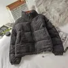 Kvinnors dike rockar kvinnor kläder corduroy bomullsjacka kort kappa puffer höst vinter parkas vindtät ytterkläder rosa vit svart