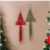 Décorations de Noël vente directe arbre macramé neutre Boho Noël famille vacances décor décoration cadeau porte 231030
