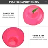 Gift Wrap 24 Pcs Apple Candy Box Jar Lid Festival Presents Case Ornaments Container Plastic Christmas Cases Child Containers For Kids