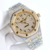 APS Women luksus Diamondencrusted Projektant zegarek Full Diamond Watch Ice Out Men Watch AP Menwatch 53co Auto Mechanic