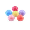 Lips Balm Cute Bola redonda Bola 3D Sabor de frutas Boca beleza natural Lábios hidratantes Cuidado Balmos Bolsas Drop Drop Deliver