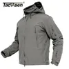 Giacche da uomo TACVASEN Inverno Soft shell Giacche foderate in pile resistenti all'acqua Uomo Trekking Giacca tattica impermeabile Cappotto Abbigliamento Giacca a vento 231030