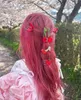 Klipsy do włosów barrettes francuskie octan owoce wzrośnie warzywne klip włosów do włosów letnie plażowe włosy pazur do podróży do nowości Kolor nakrycia głowy 231030