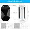 Mice Bluetooth5.0 2.4G Wireless Magic Mouse Silent Rechargeable Computer Mouse Thin Ergonomic PC Office Mause For Mac Microsoft