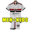 23/24 Sao Paulo Soccer Jerseys Fans Player Version 2023 2024 Dani Alves Män kvinnors uniformer Luciano Igor Gomes Pablo Camisa Footbal Shirt Home Away Away Men Kids