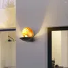 Wandlamp Buiten Shell Licht Sconce Lights Metalen armaturen Patio Decor Exterieur Acryl