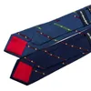 Bow Ties Blue Stripes Men's Business Casual Daily Tie 100% Mulberry-Silk Gentlemen Husband Light Luxury Bee Leader Necktie 231031