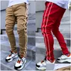 Pantalons pour hommes Godlikeu Cargo Printemps et automne Stretch Mti-Pocket réfléchissant Sports droits Fitness Pantalons décontractés Joggers Drop Deliv Dhdkd