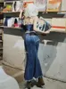Arbeitskleider 2023 Sommer koreanische Mode Outfits Sexy Vintage Denim Party Anzüge Stil Frauen Casual ärmellose Y2k Crop Tops Mini Skrits