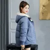 Women's Trench Coats Short Style Solid Bubble Jacket Women Nice Winter Parkas Korean Loose Thick Hooded Cotton Coat Mujer Chaqueta