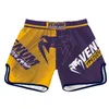 Shorts pour hommes Camp d'entraînement de boxe Combat complet Arts martiaux Plage Judo MMA Course à pied Fitness Gym Thai