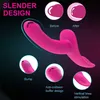 Stropplösa bärbara dildo -vibratorer för kvinnor Kvinnliga dubbla vibrerande g spotstimulator vuxna sexleksaker lesbain 18 231010