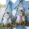 Garden Decorations Creative Resin Swing Mother And Child Sculpture Ornament Home Outdoor Courtyard Micro Landscape Tree Pendant Decor