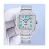 Reloj de diamantes VVS VS SI de moissanita con diamantes redondos Princs redondos de lujo de raperos personalizados