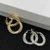 Créateur de mode femmes boucles d'oreilles argent or boucles d'oreilles classiques pour femmes boucle d'oreille en cristal de luxe femmes cadeaux de mariage boucles d'oreilles bijoux