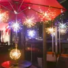 Novidade Itens 200LED Luzes de Fogo de Artifício Starburst Fada Fio de Cobre 8 Modos Pendurados Natal para Festa Pátio Decoração de Quarto 231030