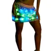 Women's Hoodies Sweatshirts OHLEES Womens Girls LED Sequins Super Flash Jacket Skirt Vest Light UP Rave Creative Outer Coat Stage Costume Party Fancy Dress 231030