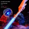 Led Rave jouet sabre Laser métal RGB Laser épée sabre lumineux jouets 7 changement de couleur enfants polices sonores Force FX FOC Blaster Jedi cadeau 231030