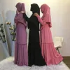 Roupas étnicas Ramadan Oração Vestuário Islâmico Mulheres Muçulmanas Hijab Burqa Vestido Corpo Inteiro Longo Khimar Abaya Jilbab Eid Modest Outfit