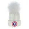 Hot Sell Designer Winter Cap Sticke Beanie Woolen Hat Men Women Chunky Stick Thick Warm Faux Fur Pom Beanies Hats Female Bonnet