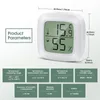 Thermometer Hygrometer Indoor Digital Pack Of 4 Mini LCD Humidity Meter For Baby Room Senior Etc