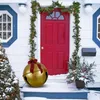 Figurine decorative Figlia per ornamento da esterno con palla gonfiabile natalizia gigante in PVC da 24 pollici