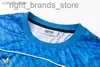 T-shirty męskie koszulki Trapstar Mesh Football Jersey Blue No.22 Mężczyźni T-shirt W220811 T231031