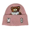 Inverno malha gorro de lã feminino malha grossa quente beanies chapéus feminino gorro bonés designer chapéus para casal