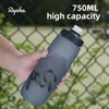 Water Bottles Cages 620750ml Bicycle Bottle Squeezable PP5 Food Grade AFree Lock Cup Removable Dust Cover Cycling Sports Kettle 231030