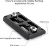 MLOK Arca Rail Mount, Aluminum Arca Swiss Rail Adapter for Rifle Tripod Ballhead Quick Release Plate, 3.15 inch Arca Plate Compatiable RRS Dovetail