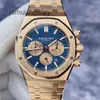 AP Swiss Luxus-Armbanduhren Epic Royal Ap Oak Series 26331OR Herrenuhr, blaues Zifferblatt, Zeitmessung, Datum, 41 mm, automatische mechanische Uhr, 2021, Kreditkarte