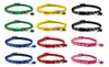 Fotavtryck Cat Puppy Dog Collar med Bell Basic Reflective Pet ID Buckle Justerbar Polyester Seatbältes Soft Nylon Colorful4149842