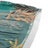Stol täcker 2 st/set wing slipcover tillbehör borttagbara elastiska fåtöljmöbler skyddande täcker dekorativa blad tryckta moderna