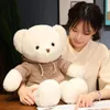 Poupées en peluche 40 60 cm Kawaii Teddy Bear Doll Mignon Anime Saint Valentin Cadeau d'anniversaire Vacances pour enfants Prix de gros 231030