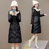 Women's Trench Coats Winter Jackets Clothing 2023 Down Hooded Parka Thicken Warm White Duck Coat Female Long Outwear