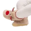 Stivali FOCUSNORM 0-18M Natale Neonato Neonato Bambina Pile Morbido Antiscivolo Alce Scarpe Invernali Calde per Bambini