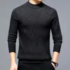 Pull en laine épaisse à col rond pour hommes, moyen et jeune, 100% Pure laine, nouvelle collection hiver, offre spéciale