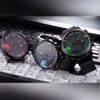 Mäns begränsad färgkontrast Multifunktionell liten tre nålsportklocka Waterproof Silicone Watch
