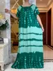 Vêtements ethniques Mode d'été Robe à manches courtes Africain Dashiki Impression florale Solide Coton Lâche Caftan Lady Maxi Robes décontractées Robes