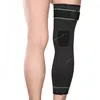 Прямая поставка из США, эластичная длинная защита колена, наколенники с рукавами для ног, поддержка колена икры, защитная скоба для ног, теплая защита колена, спортивная безопасность, наколенники, длинное колено
