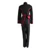 S-XL Anime D.Gray-Man Allen Walker Cosplay Costume Erkek Okul Üyesi Tam Set (Ceket + Pant Kemeri Çantası + Aksesuarlar)