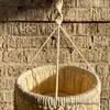 Tapisseries Boho Mobile Nursery Home Decor Bohème Macramé Lampes Lustres Abat-jour fait à la main - Sans lampe