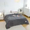 Filtar Solid Plaid Bed Filt Autumn Winter Soft Warm Fluffy Throw SOFA Coral Fleece Bedste On For Adults Kids 231031
