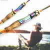 Boat Fishing Rods NEW 1.8M Colorful Solid Tip Trout Lure Rod UL Power Ultralight 2-8g Carbon Spinning Casting Stream Pole Q231101
