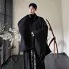 Camicie casual da uomo SYUHGFA Stile cinese Autunno Trend Uomo Personallaity Abbigliamento Maglie a manica larga Cardigan oversize allentato scuro