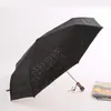 Chuva engrenagem diabo crânio lidar com guarda-chuva 3 dobrável totalmente automático masculino uv sol à prova de vento guarda-chuvas presente 231031