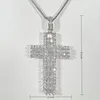 Naszyjniki łańcuchowe modne bransoletki dla kobiet Cross Diamonds Designer Wedding Party Valentine Sier Gif