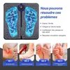 Foot Massager USB Fjärr EMS Pulse Sole Pad Electric Charging Minij Intelligent Massage Instrument Fysioterapimotor 231030